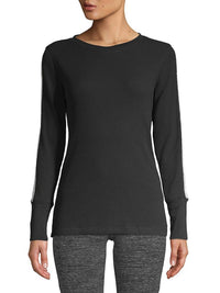 Calvin Klein - Women's Performance Knit Stripe Pullover Top