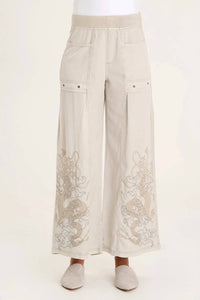 Xcvi - Pheodora Embroidered Pant