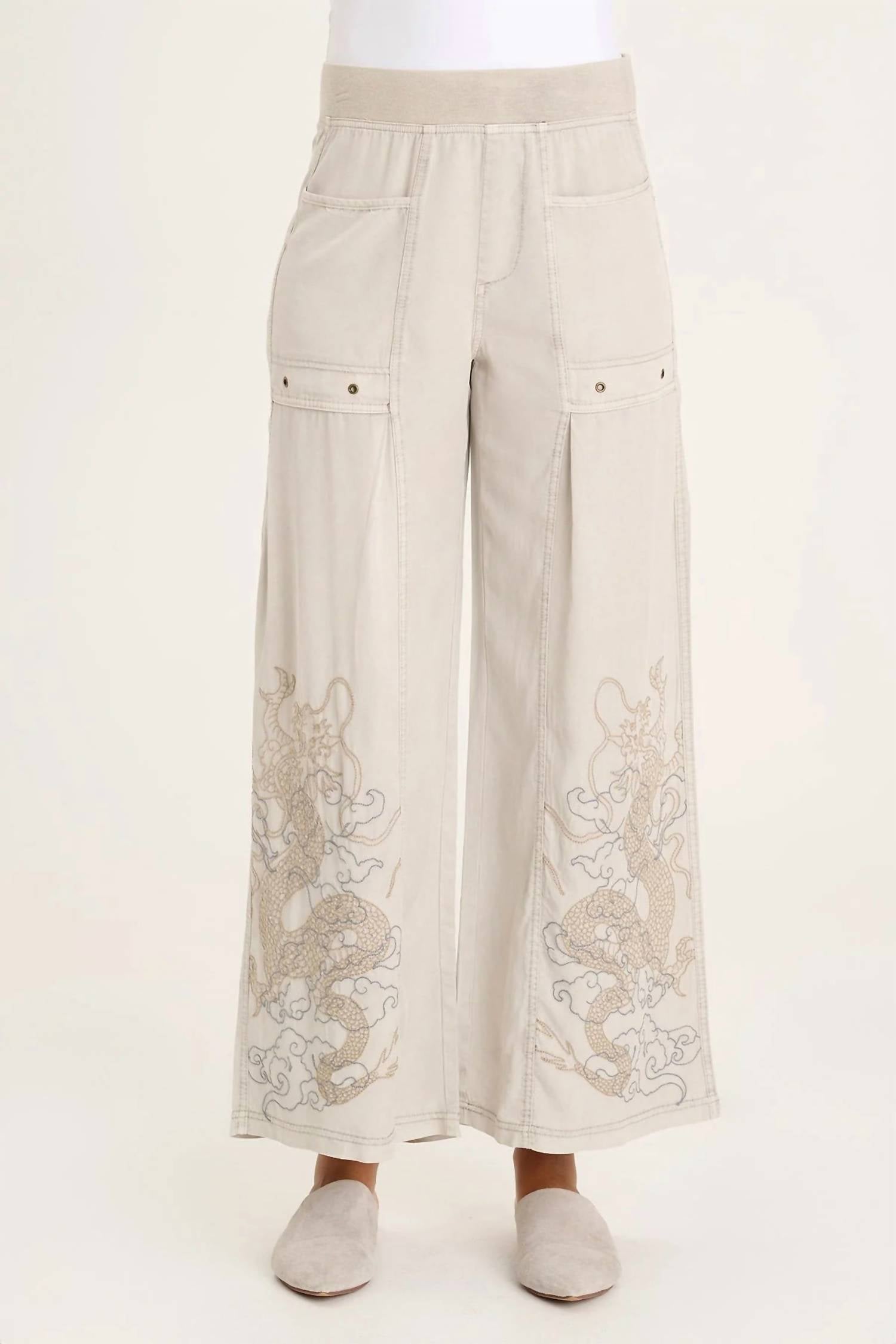 Xcvi - Pheodora Embroidered Pant