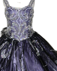 Little Rosie - Girl's Glitz Long Pageant Dress