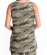 Cy Fashion - Camo Ribbed Knit Lounge Set