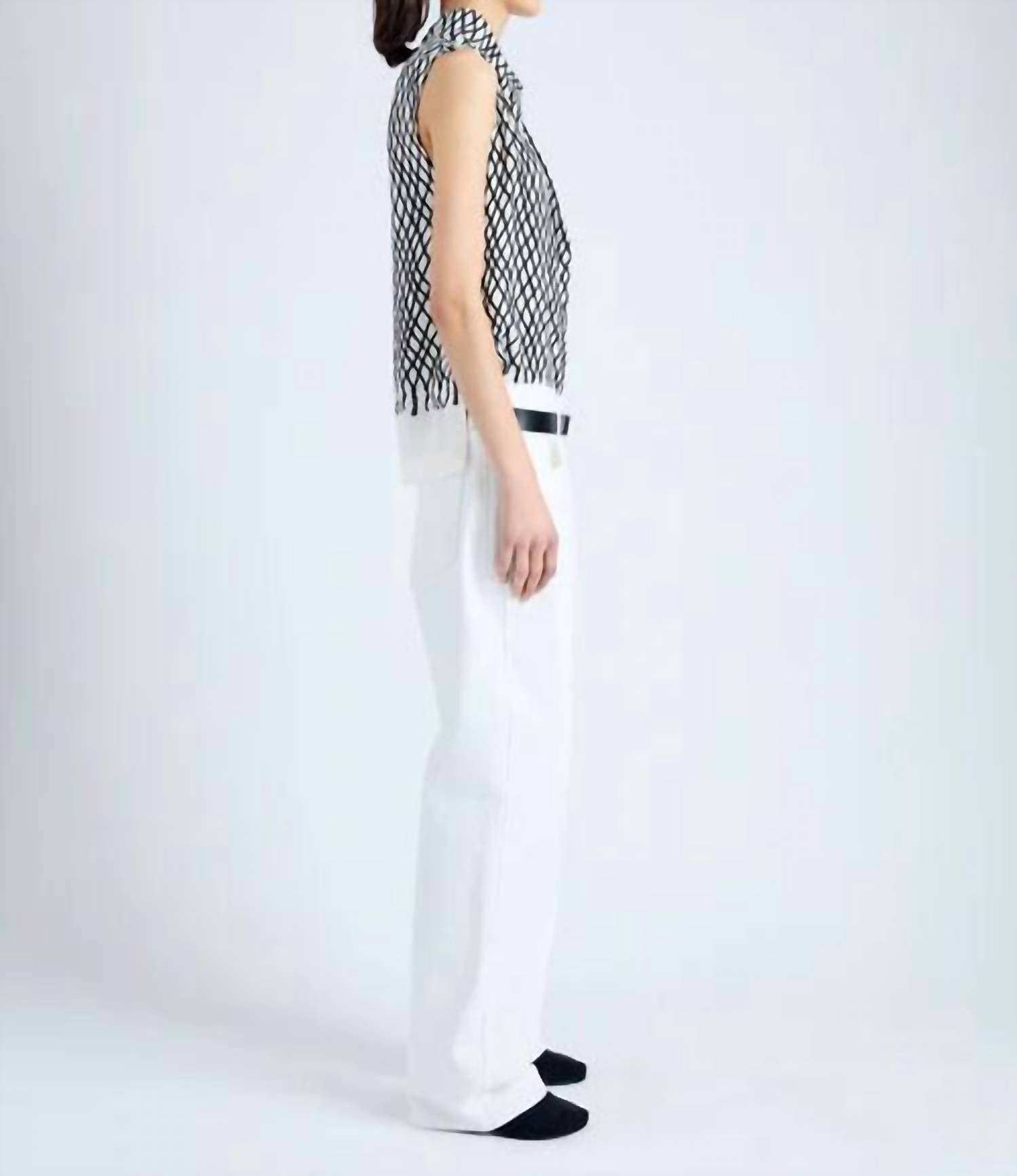 Proenza Schouler - Valerie Top In Printed Viscose