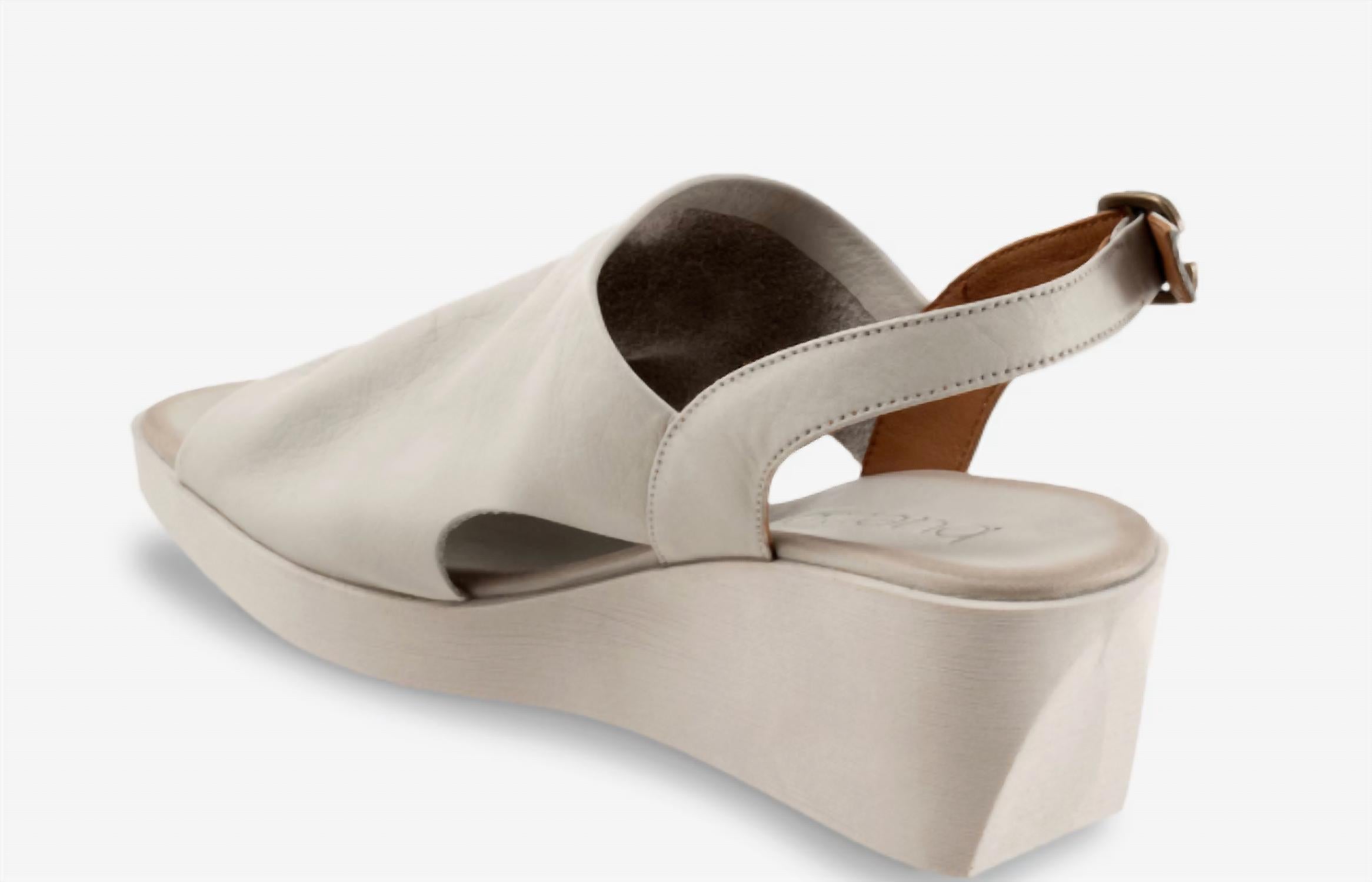 bueno Women's Flynn Wedge Sandal in tusk - women's sandal - detail view