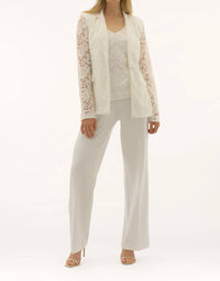 Joseph Ribkoff - Stretch Lace Fitted Blazer