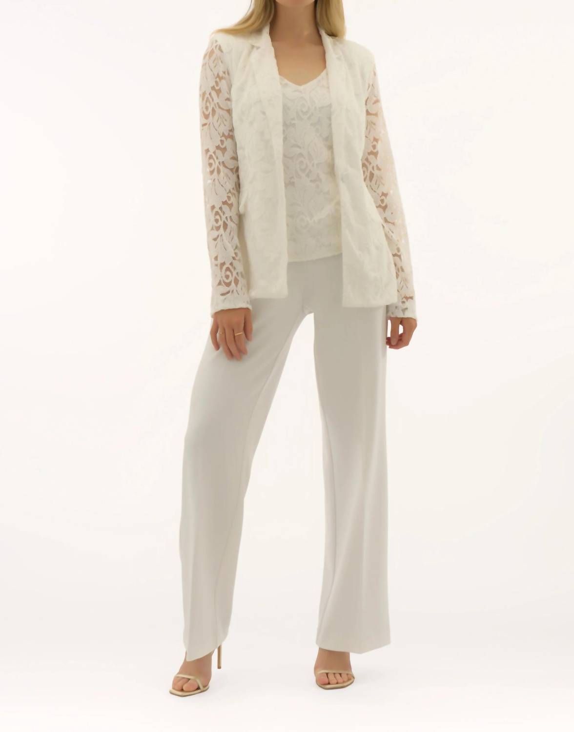 Joseph Ribkoff - Stretch Lace Fitted Blazer