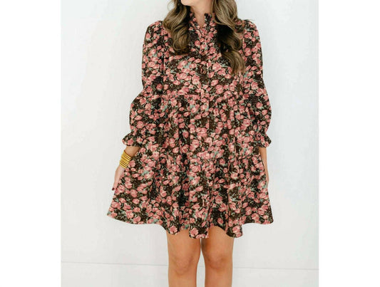 Joy Joy - Bloom Corduroy Tiered Dress