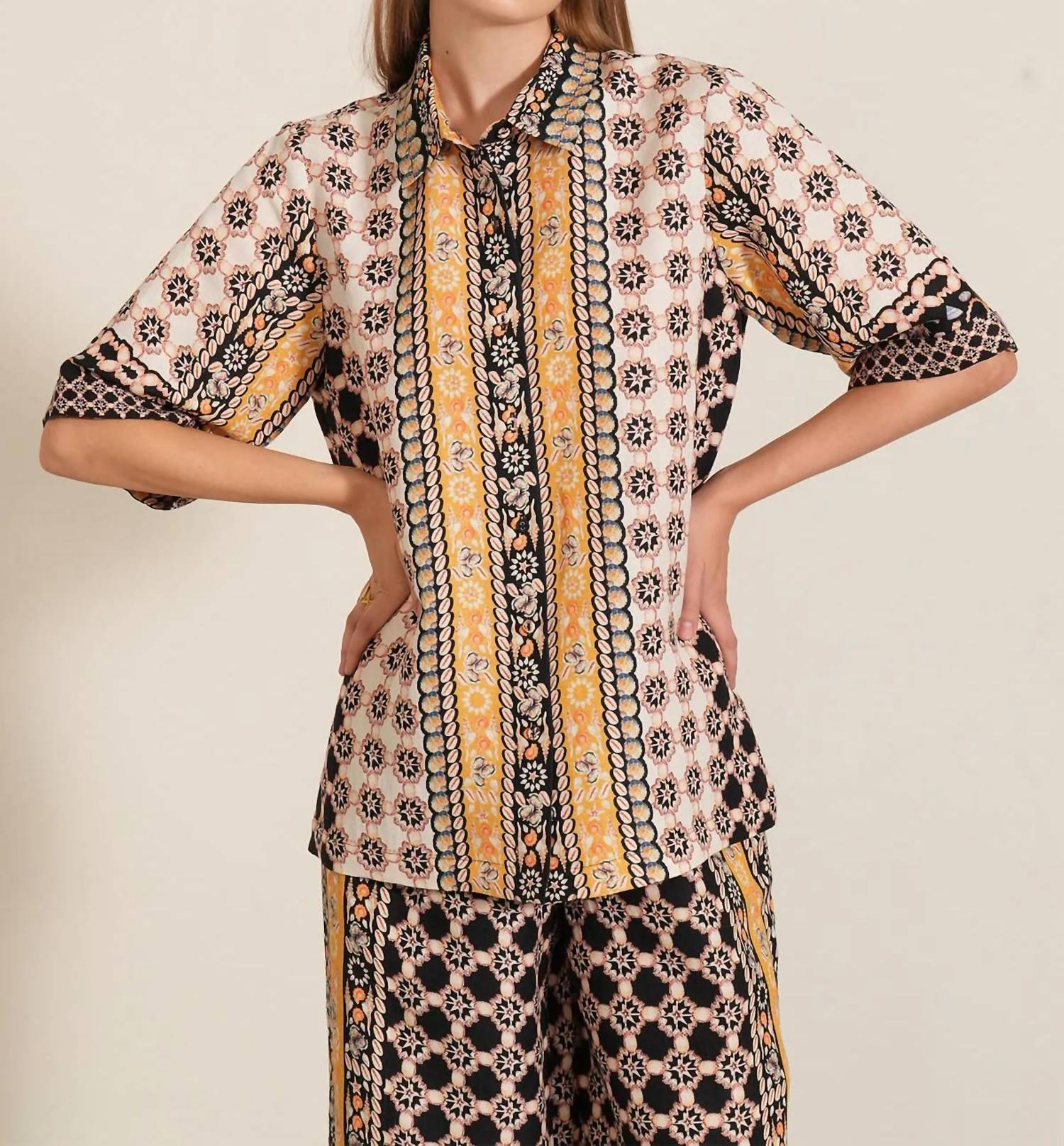 Ranna Gill - Alba Button Down Shirt