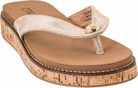 Corkys Footwear Women's Off The Deep End Sandals in gold - women's sandal