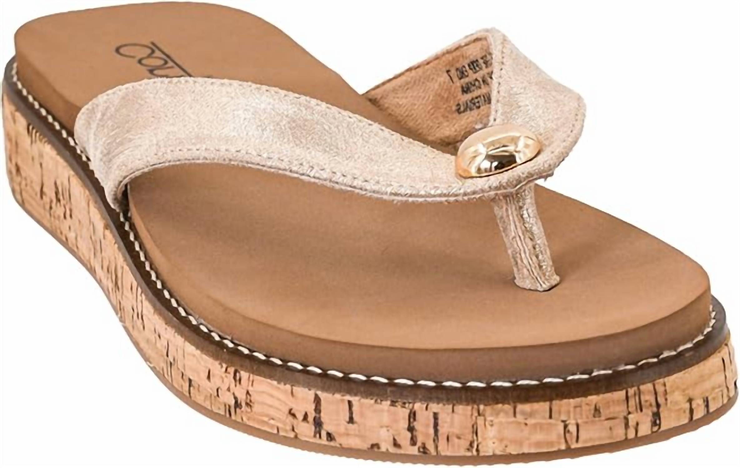 Corkys Footwear Women's Off The Deep End Sandals in gold - women's sandal
