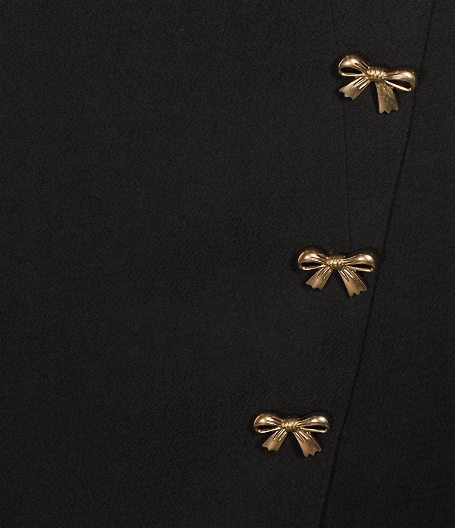 Milk & Honey - Isadora Bows Detail Sheath Mini Dress