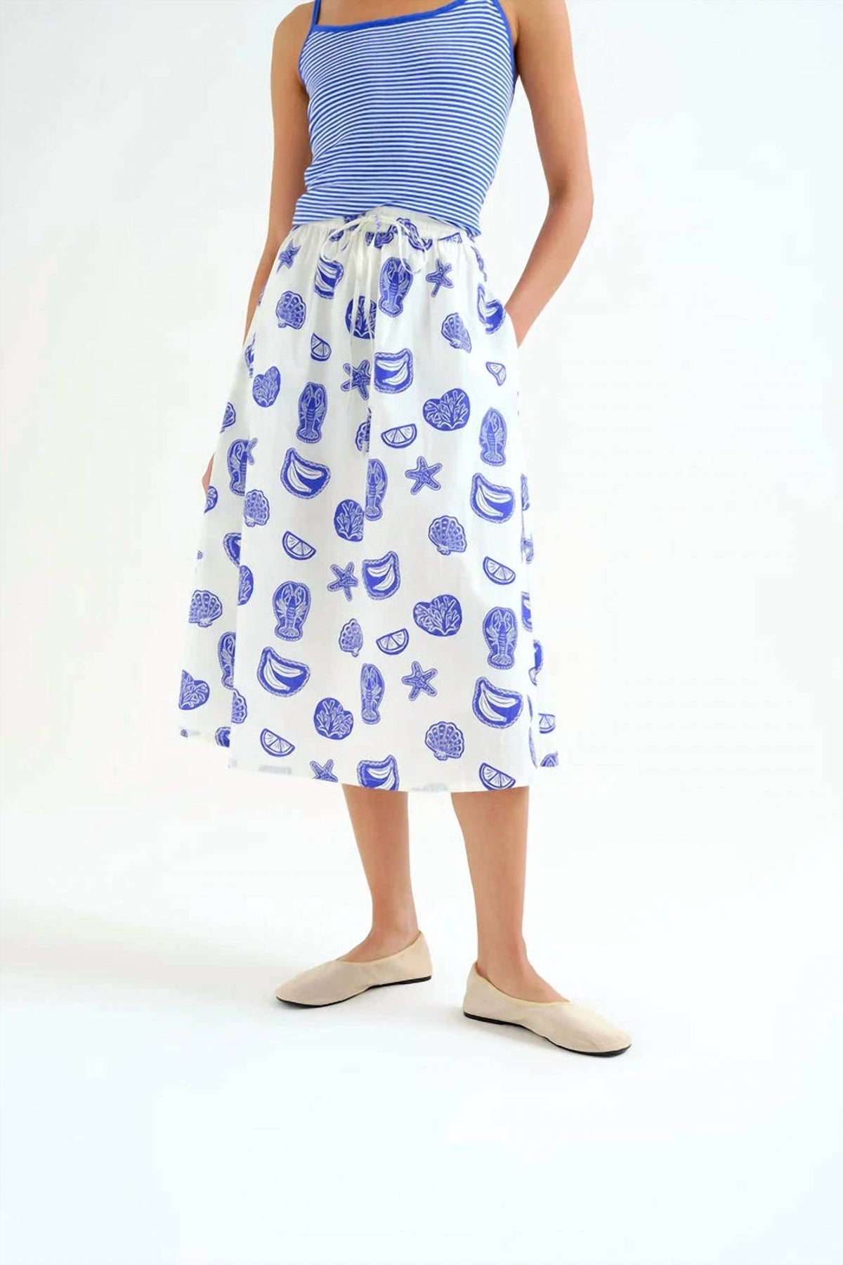 Compania Fantastica - Lobster Dinner Midi Skirt