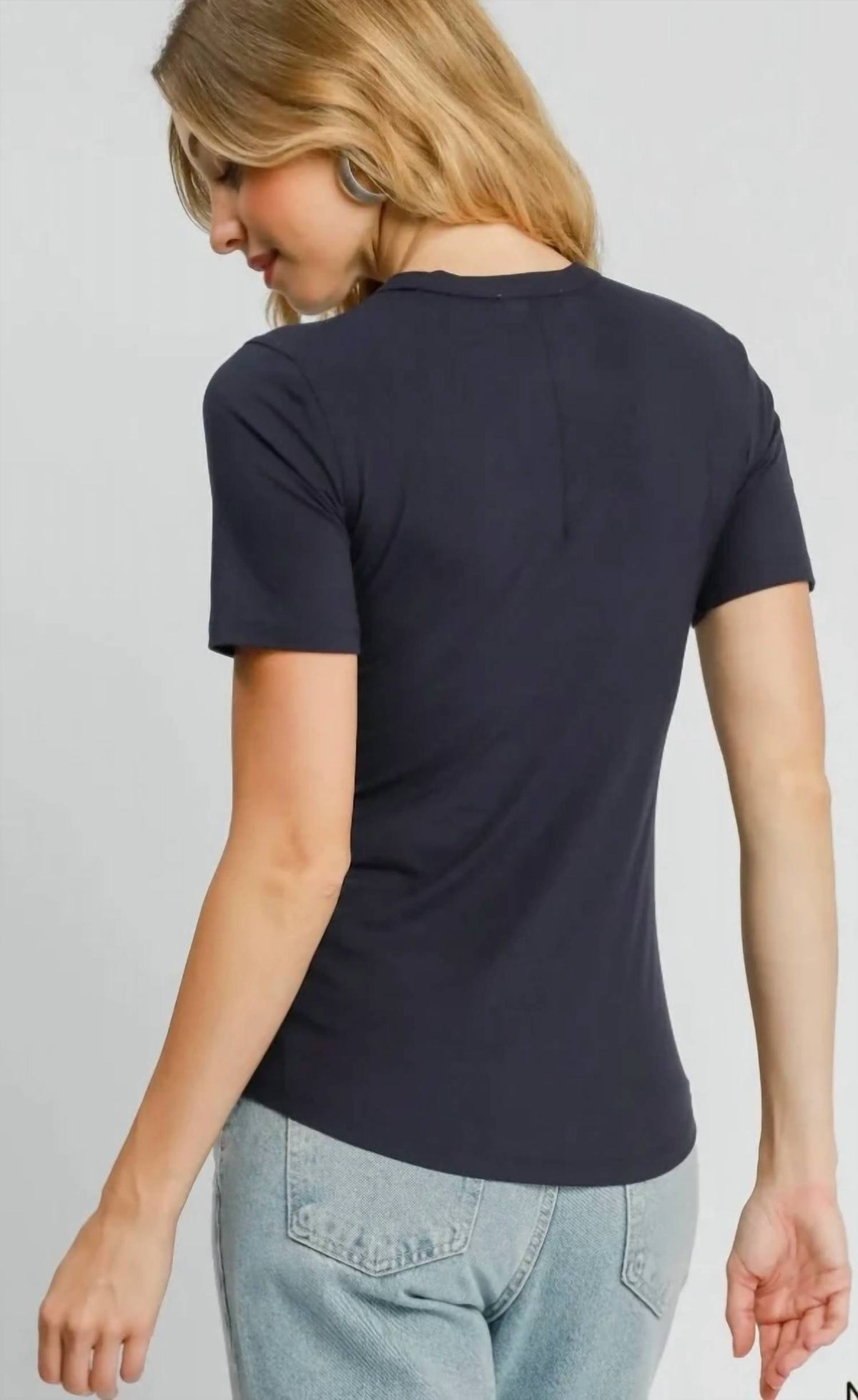 Umgee - Crewneck Short Sleeve Tee