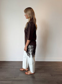 Mccolin - Rio Asymmetrical Lace Tee