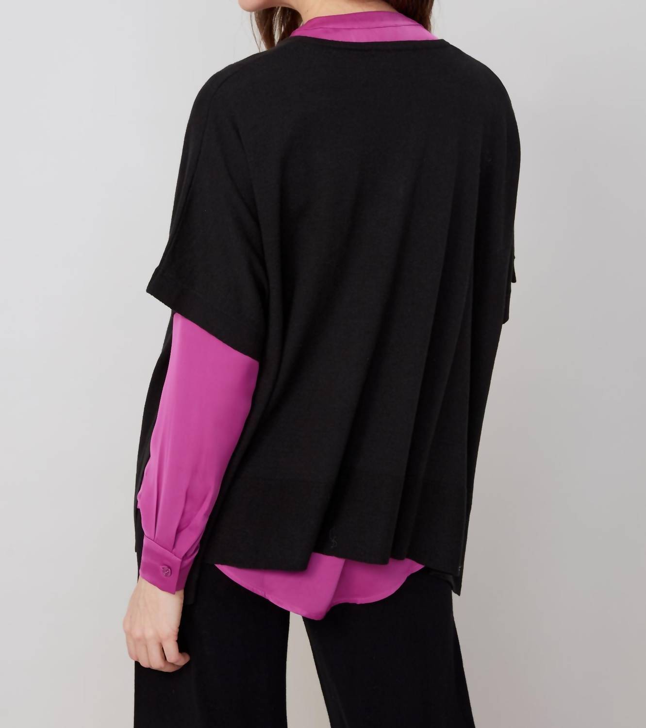 Renuar - Soft Touch Poncho Style Sweater