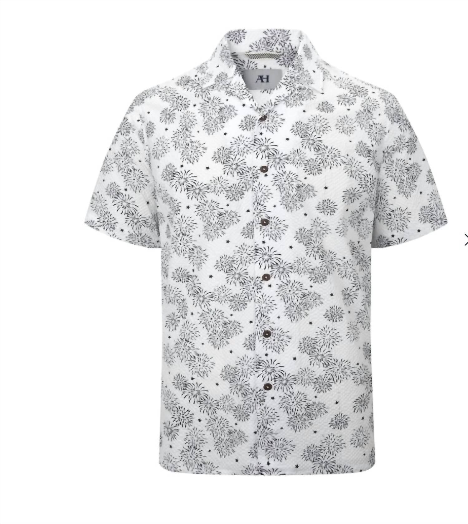 American Heritage - Men's Stretch Seer Sucker Short Sleeve Shirt