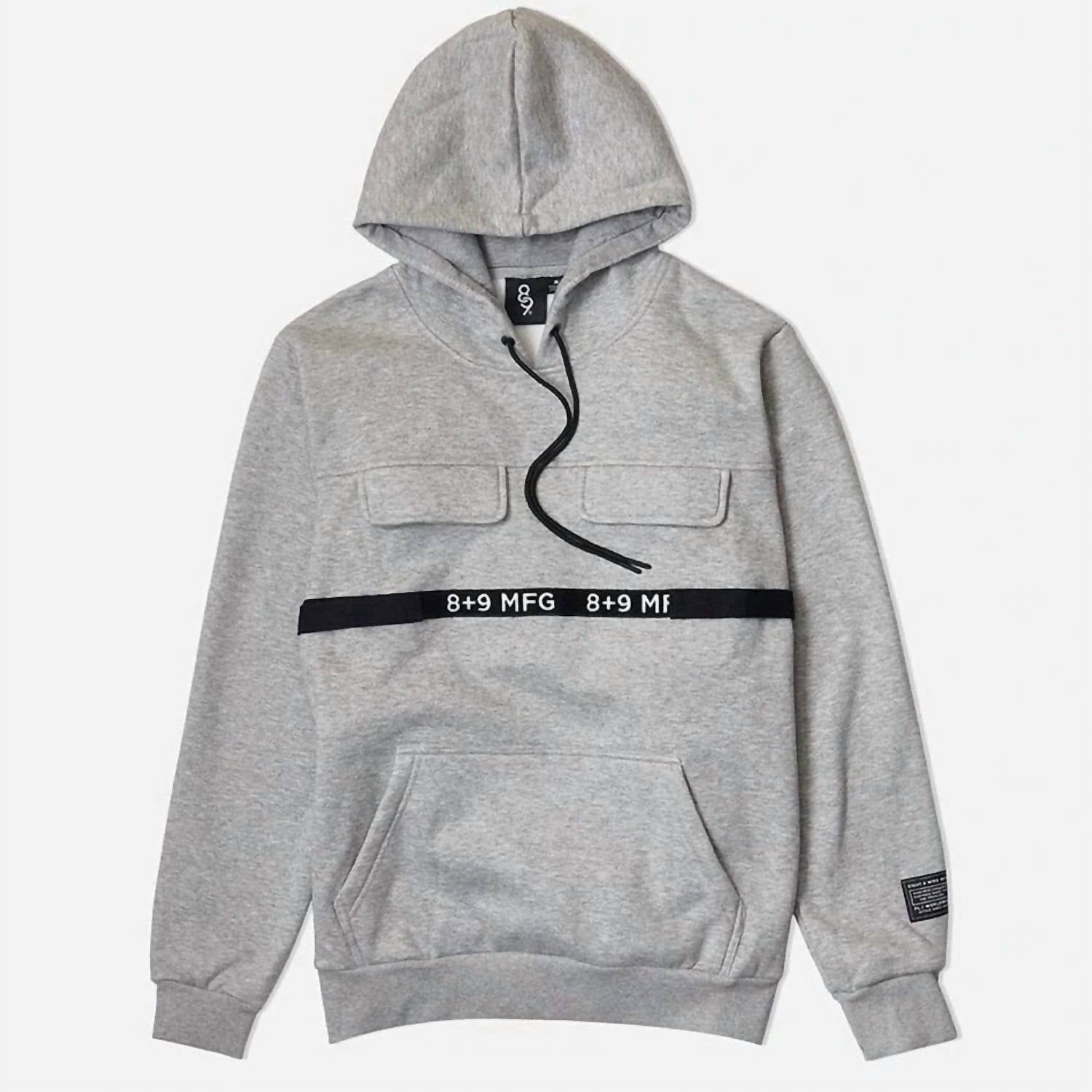 8&9Mfg - Strapped Up Fleece Hoodie
