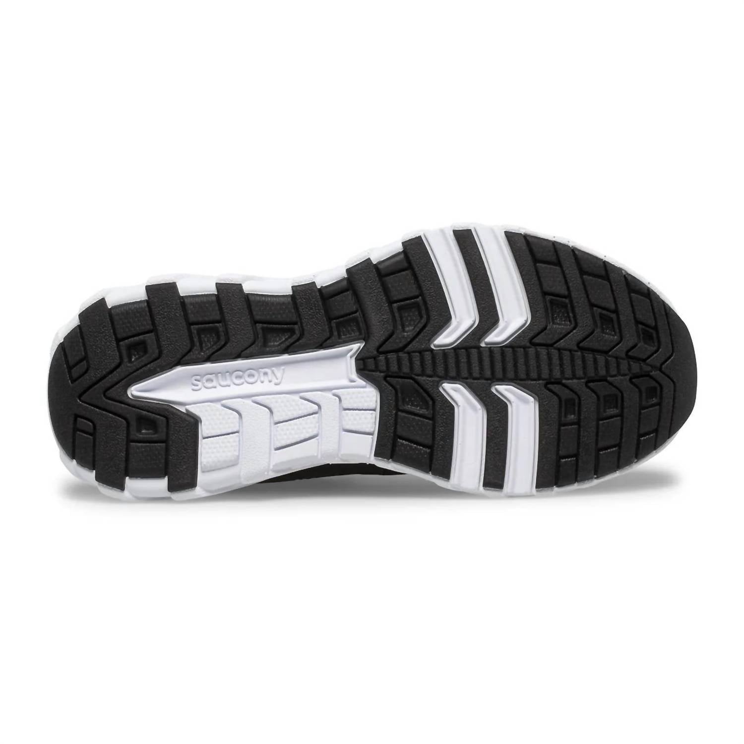 SAUCONY Kid's Wind AC 2.0 Sneaker in black white - kids' sneaker - alternate view