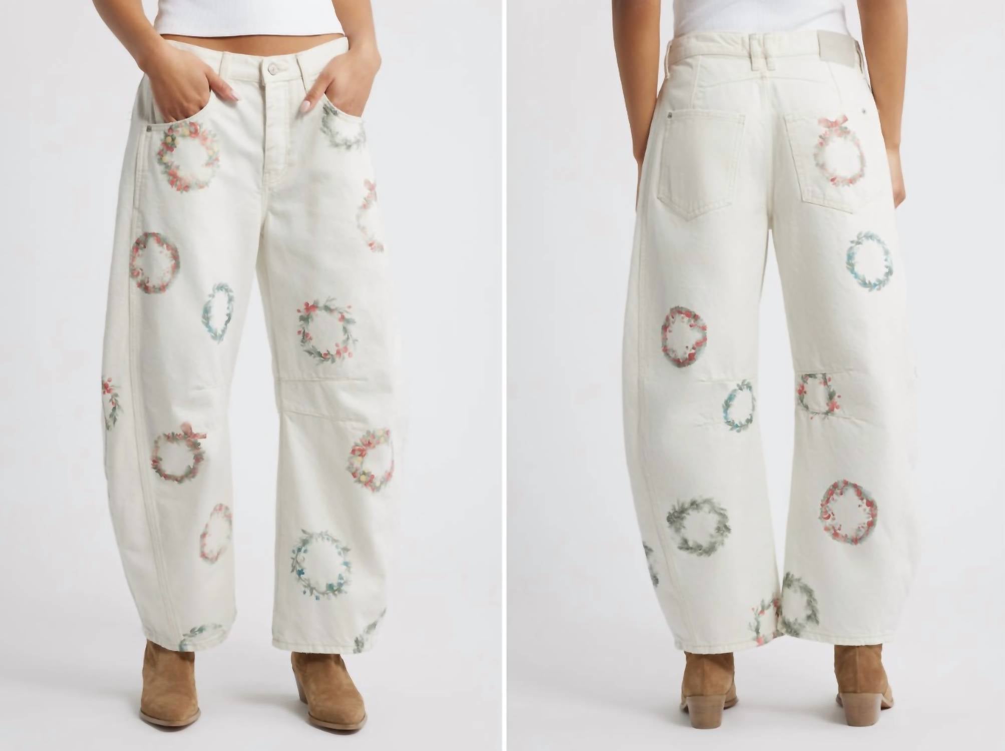 Free People - Watercolor Wreath Pant