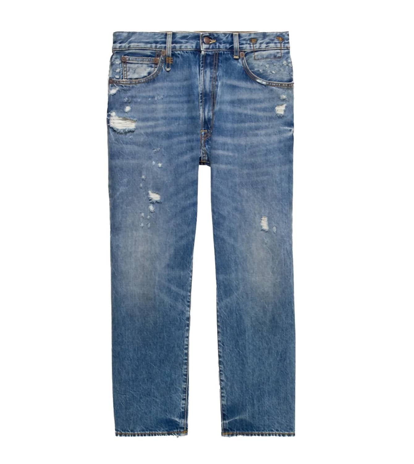 R13 - Distressed Boyfriend Jeans