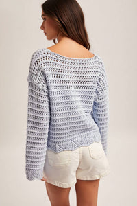 Hem & Thread - Remi Boat Neck Crochet Top