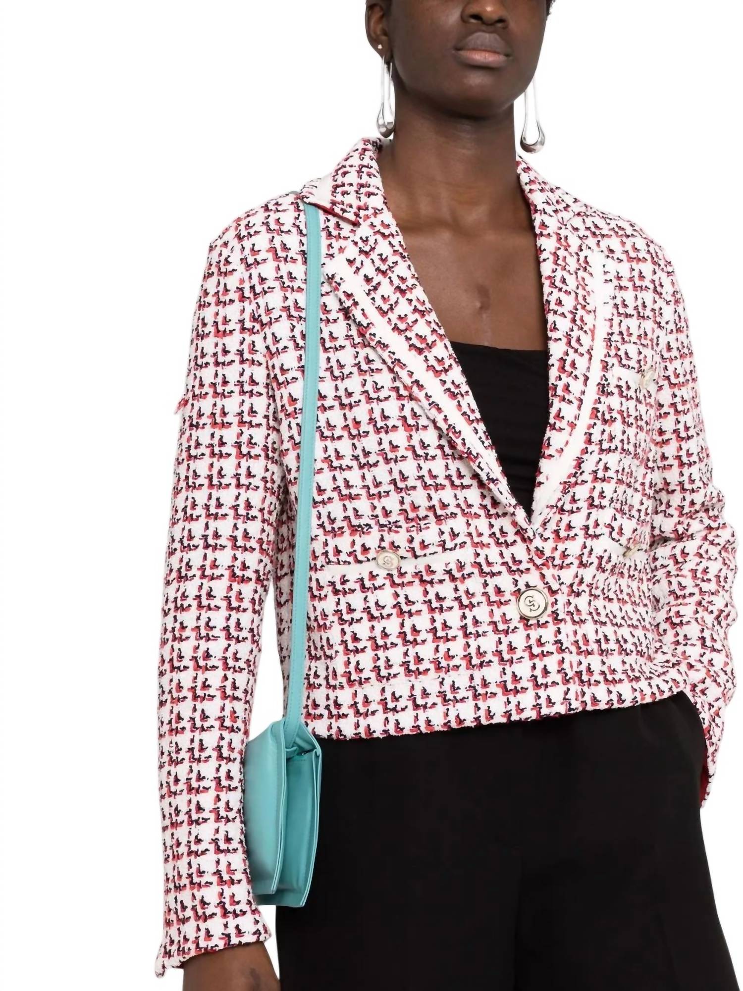 Salvatore Ferragamo - Patterned Boxy Jacket