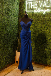 La Femme Women's Prom Dress in royal blue - women's dress - view 8