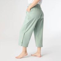 Coco + Carmen - Weekend Brushed Button Crop Pants