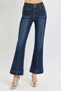 Risen - Double Waistband Bootcut Jeans