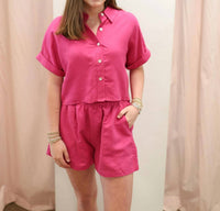 Elan - Lydia Button Down Top