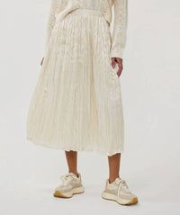 Esqualo - Svea Plisse Changeant Skirt