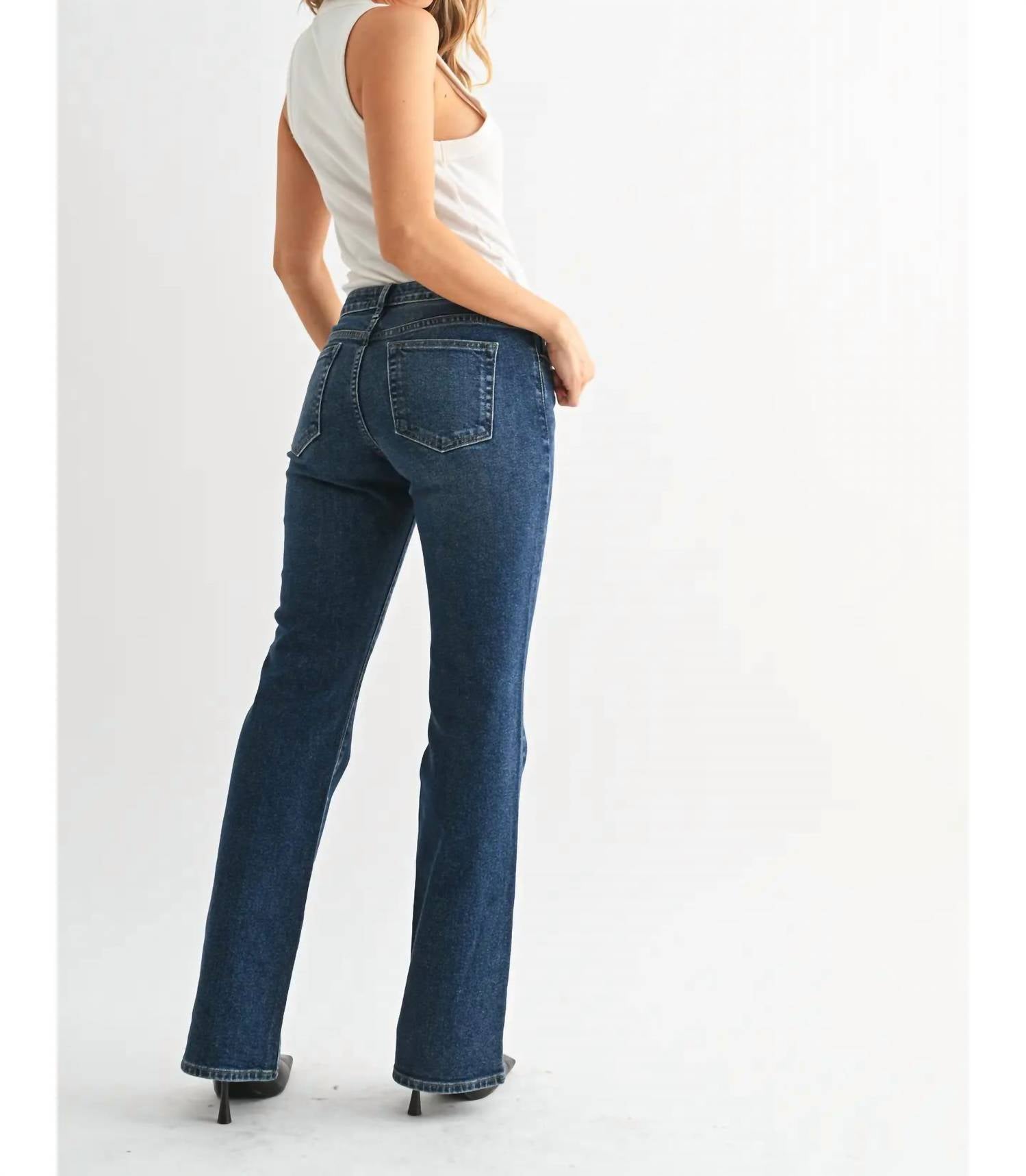 Just Black Denim - Low Rise Vintage Slim Bootcut Jean
