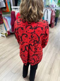 Cut Loose - Long Sleeve Swirl Top