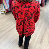 Cut Loose - Long Sleeve Swirl Top