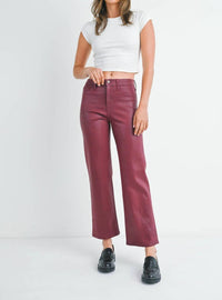 Just Black Denim - The Coated Straight Leg