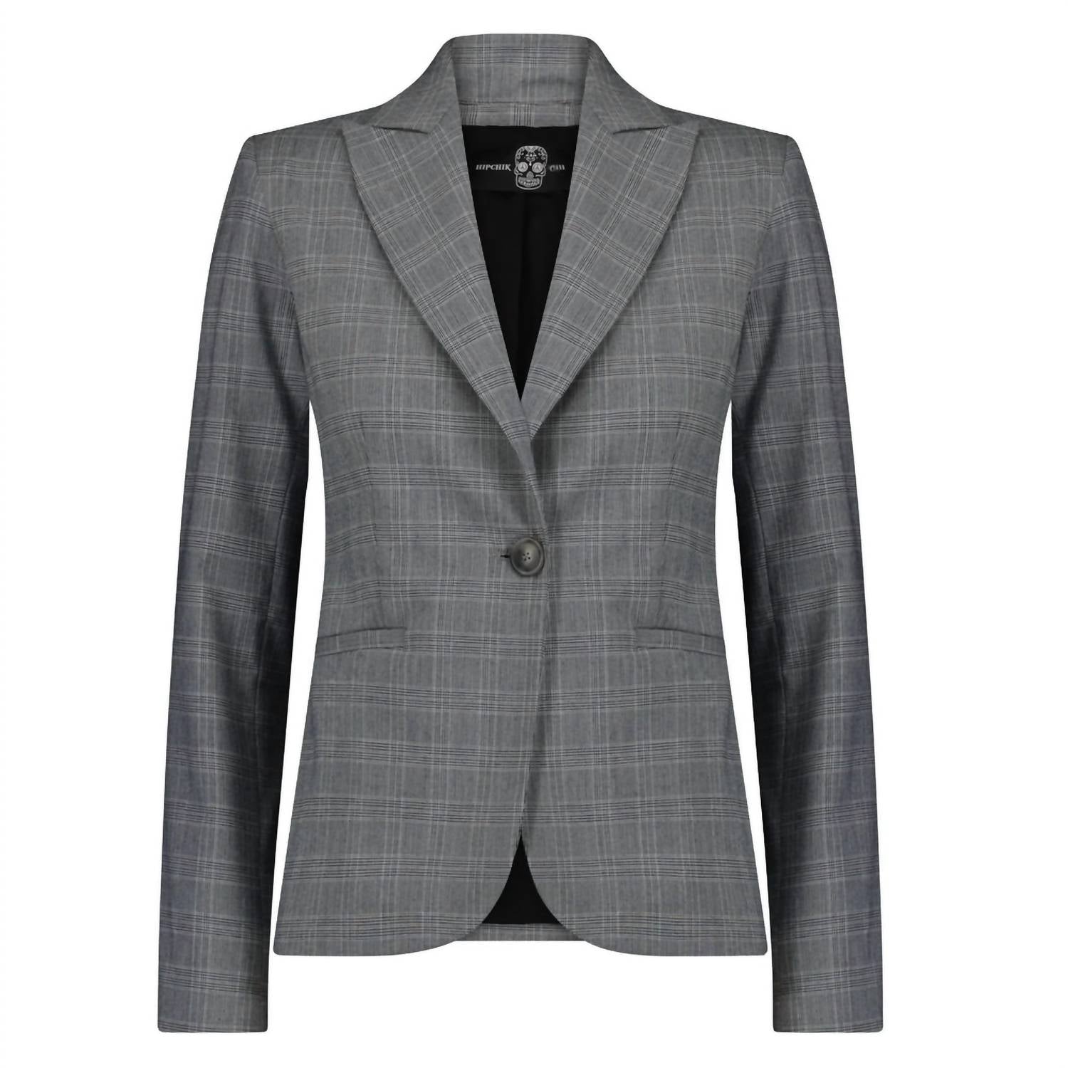 Hipchik - Love Plaid Blazer
