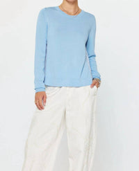 Current Air - Stripe Pleated Woven Back With Rhinestones Top