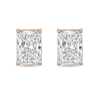 Diana M Jewels - Women's Radiant Lab-grown Diamond Stud Earrings (10.00 Tcw) - Bold