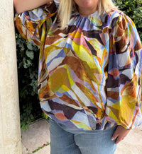 Marie Oliver - Harly 3/4 Sleeve Crew Neck Top - Plus