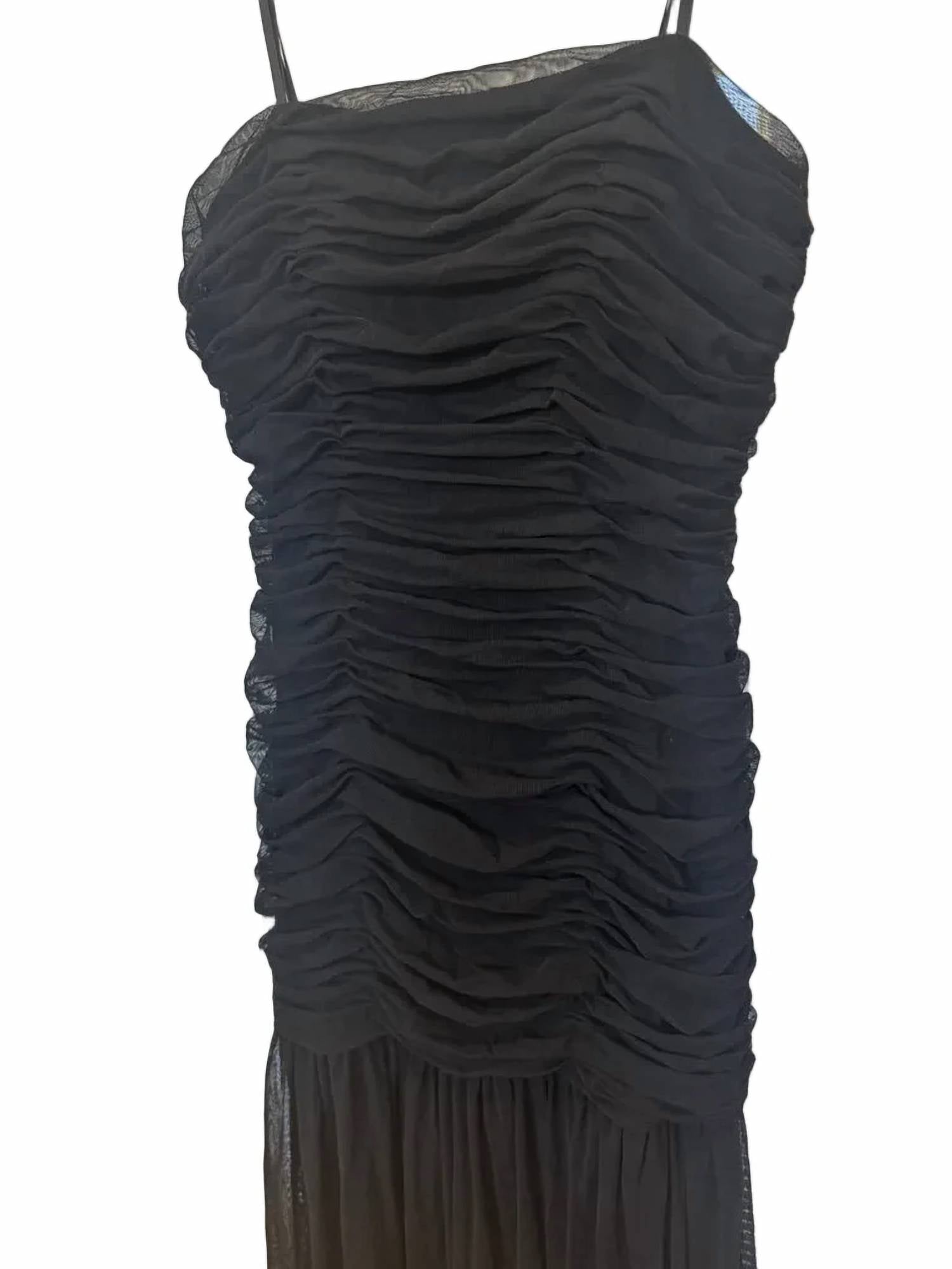 Aqua - Women's Long Stretch Mesh Strapless Evening Gown