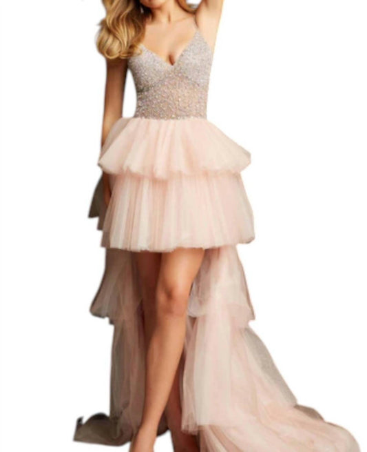 Jovani - Open Back Dress