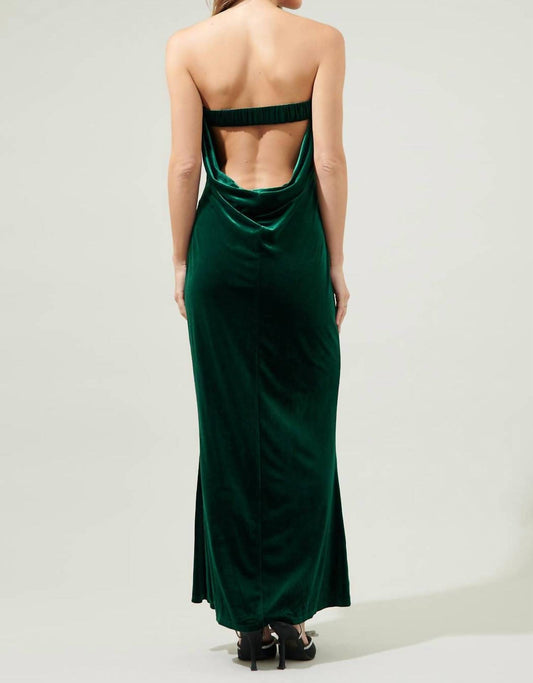 Sugarlips - Dynamite Velvet Strapless Maxi Dress