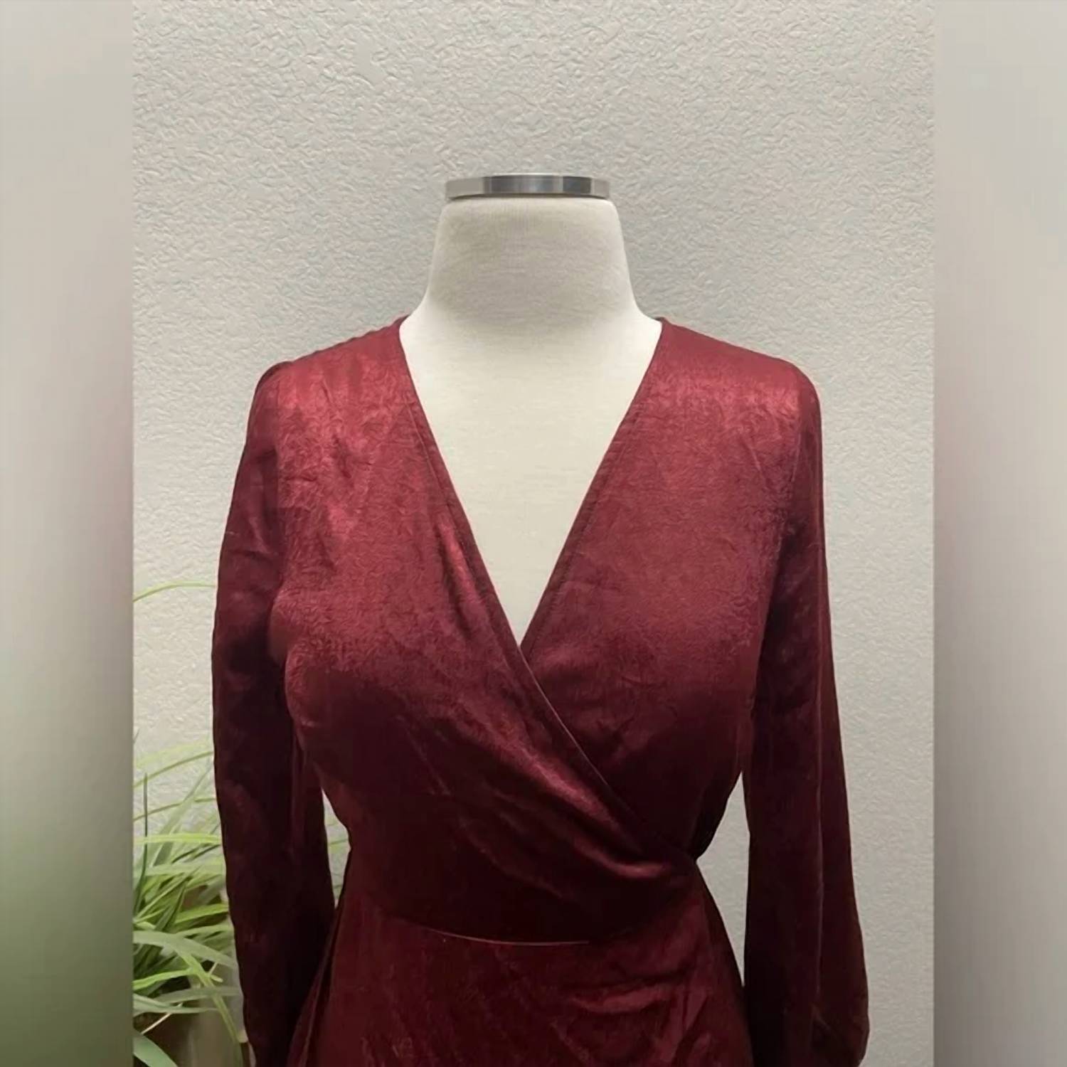 Lost + Wander - Napa Satin Wrap Dress