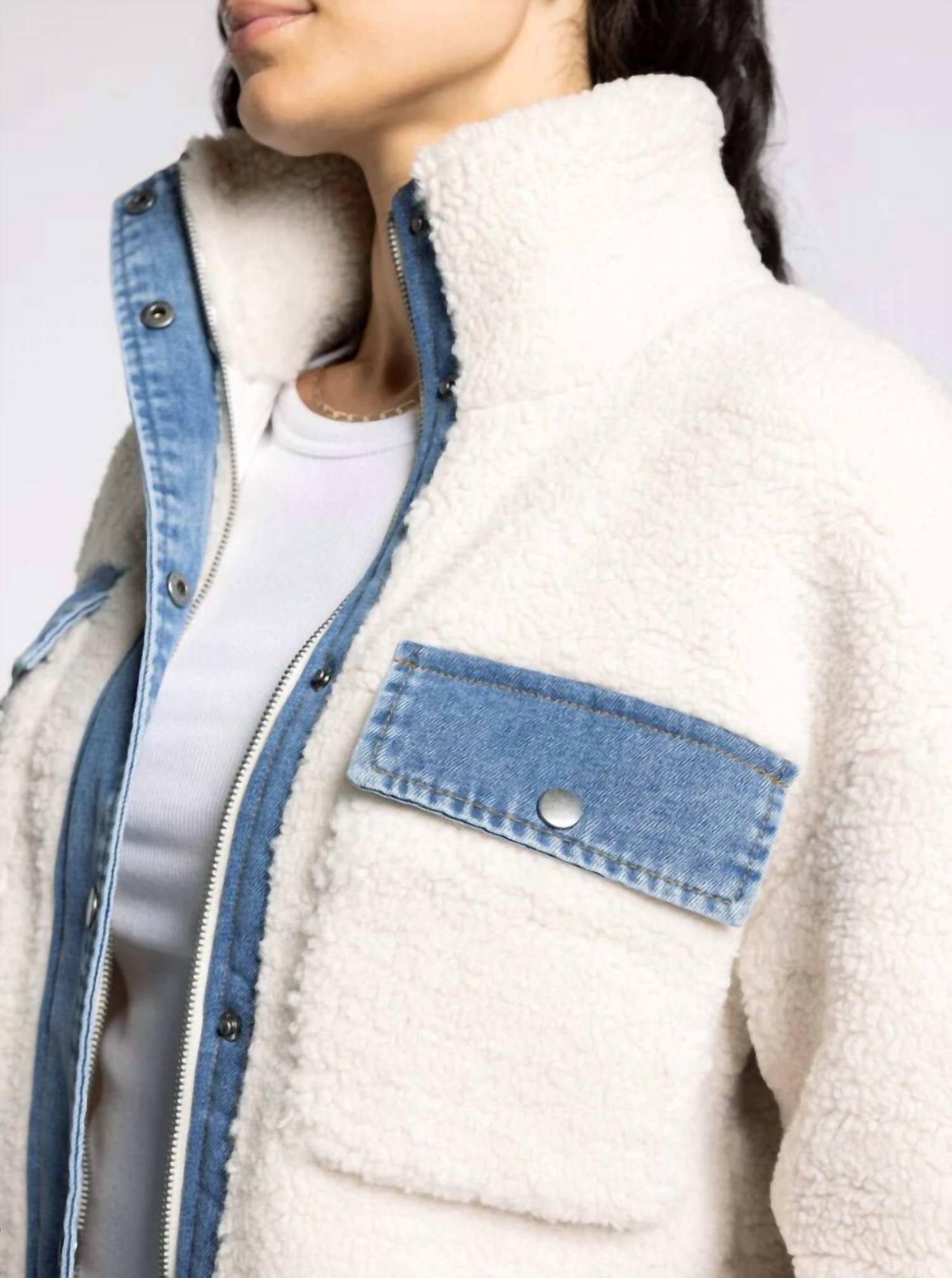 Thread & Supply - Leona Fluffy Faux-shearling Jacket