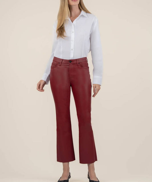 Kut From The Kloth - Kelsey Coated High Rise Ankle Pants