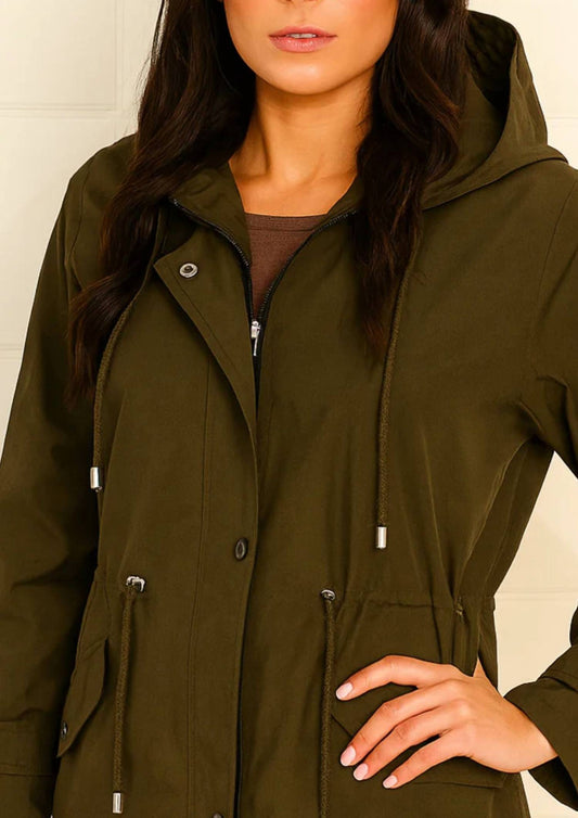 Angel Apparel - Metallic Short Rain Jacket