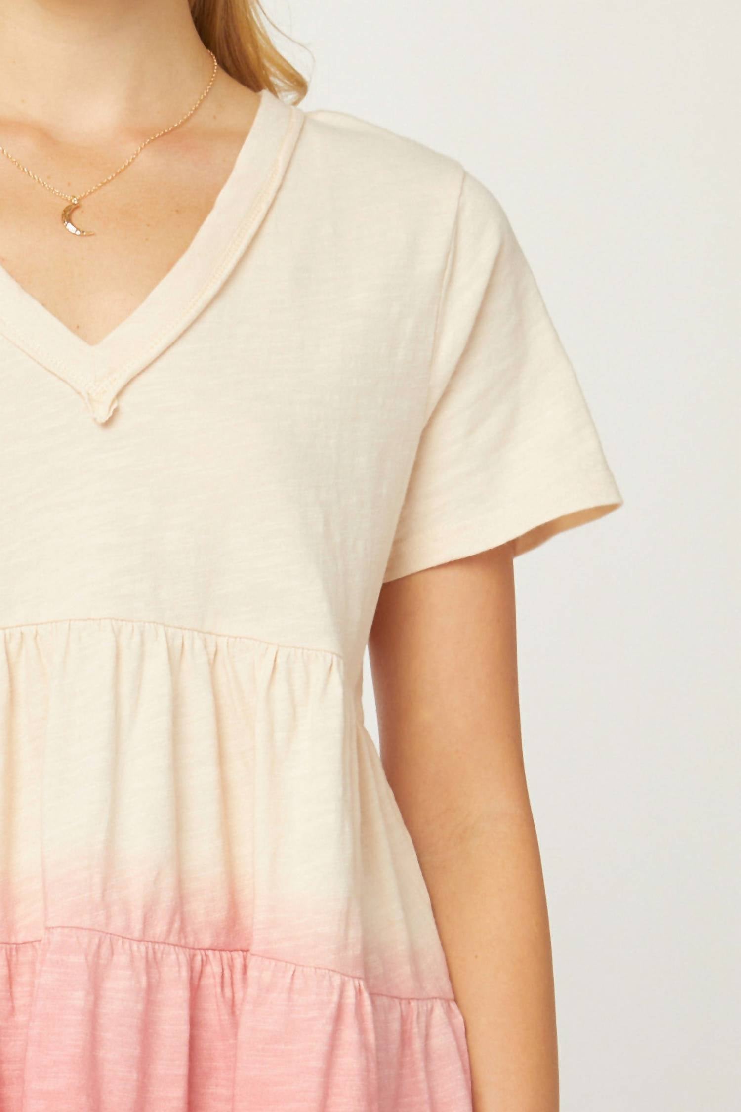 Entro - Ombre Tiered Top
