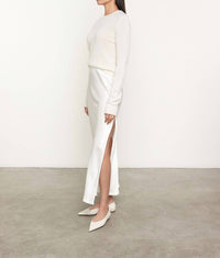 Enza Costa - SATIN BIAS CUT SKIRT