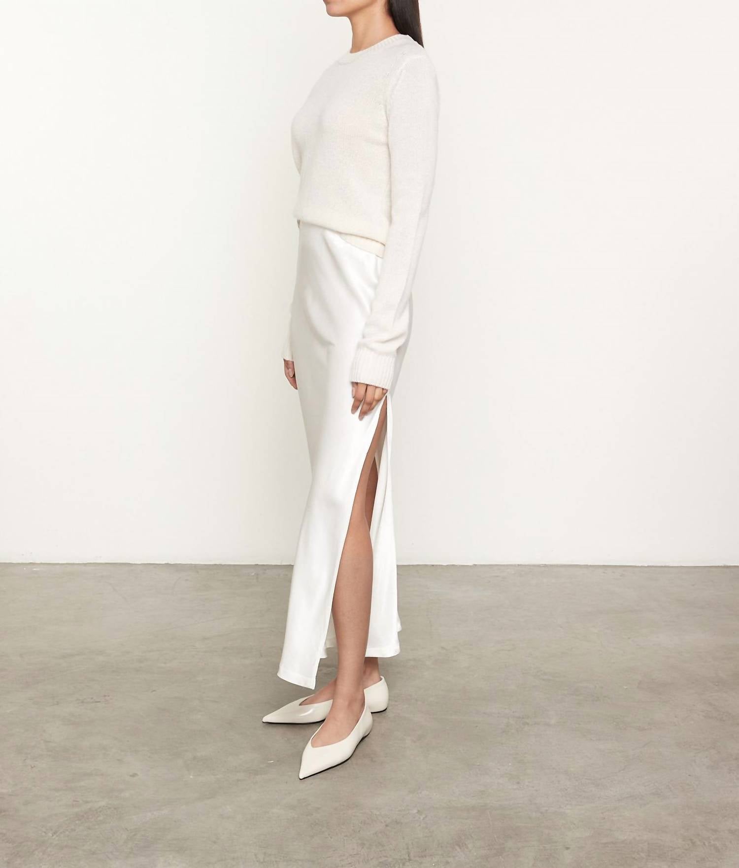 Enza Costa - SATIN BIAS CUT SKIRT