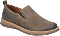 Born Men's Bryson Loafer in taupe avola distressed - men's loafer - detail view