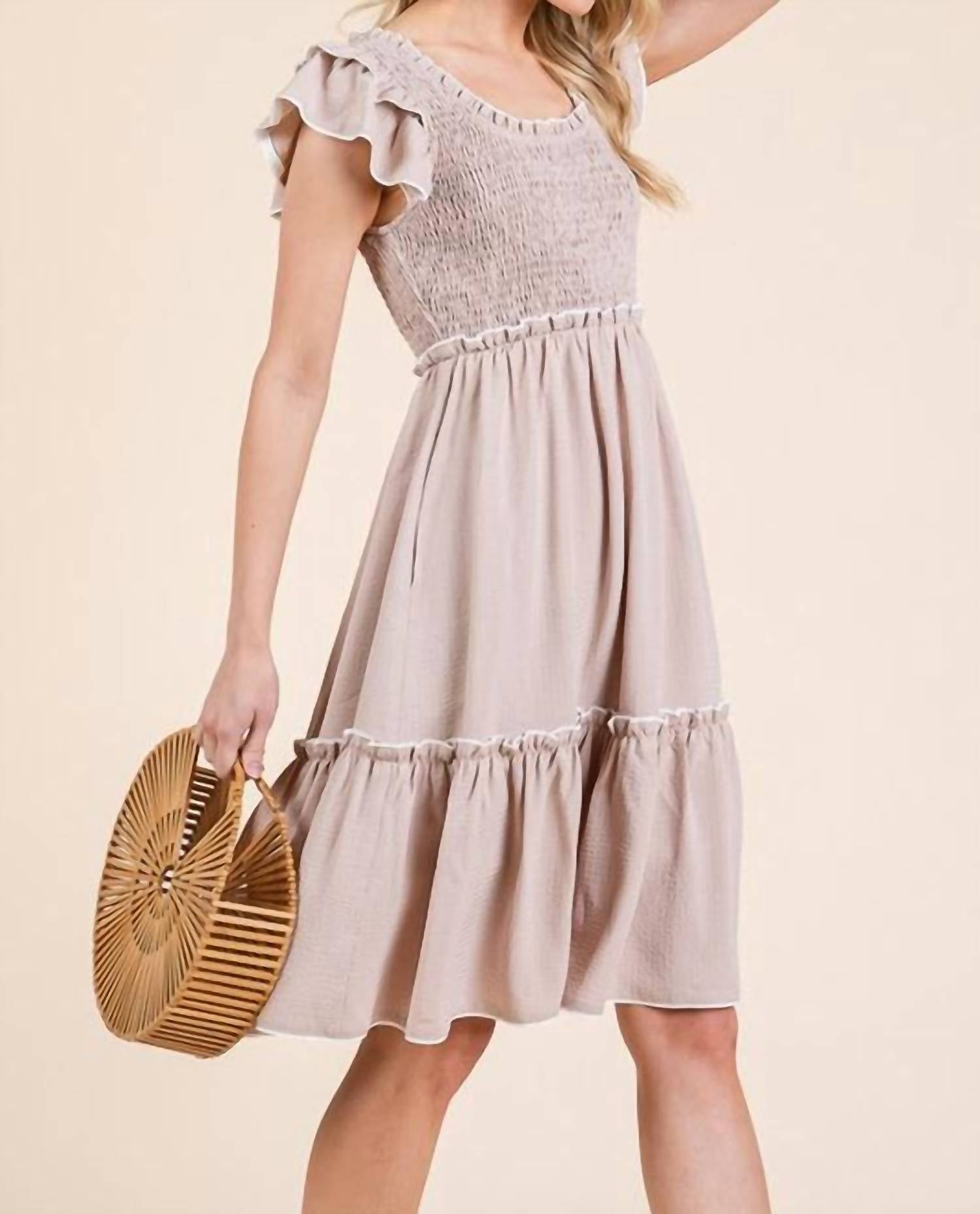 Lime N Chili - Ruffle Smock Dress